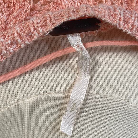 Free People • Pink Cable Knit Tunic Sweater - Picture 5 of 6